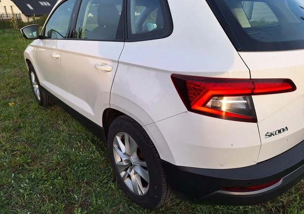 Skoda Karoq cena 67900 przebieg: 206000, rok produkcji 2018 z Przecław małe 407